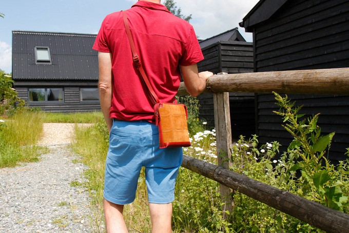 Saddle Bag | Leather & Fire-hose from Elvis & Kresse