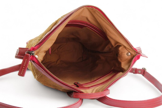 Large Backpack | Leather & Fire-hose from Elvis & Kresse