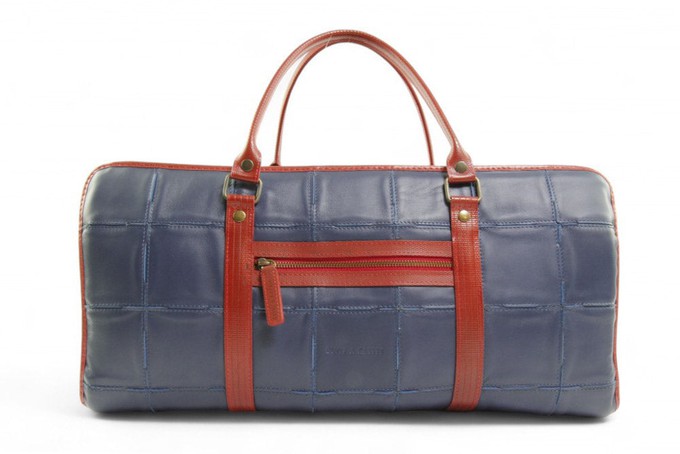 Overnight Bag | Leather & Fire-hose from Elvis & Kresse