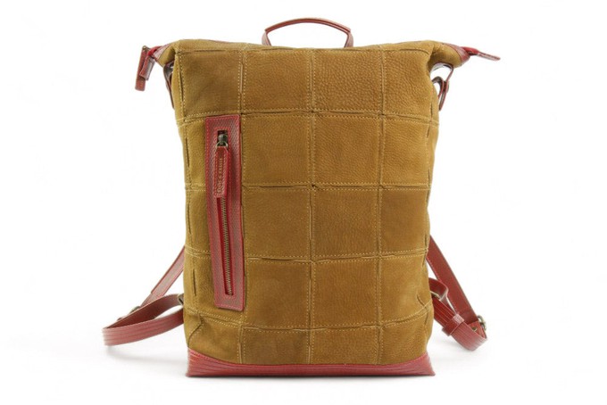 Large Backpack | Leather & Fire-hose from Elvis & Kresse