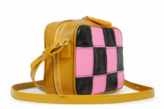 Disco Bag | Leather & Fire-hose from Elvis & Kresse