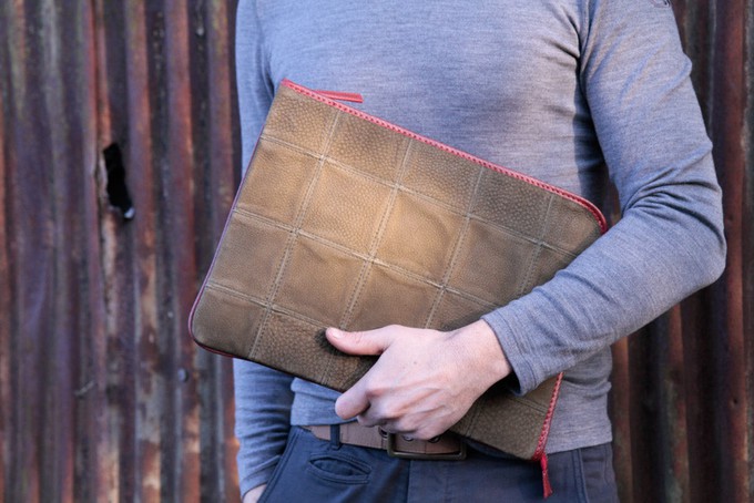 Leather Folio Laptop Case from Elvis & Kresse