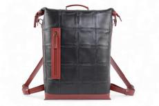 Large Backpack | Leather & Fire-hose via Elvis & Kresse