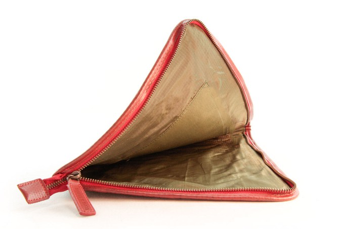 Folio Laptop Case | Leather & Fire-hose from Elvis & Kresse