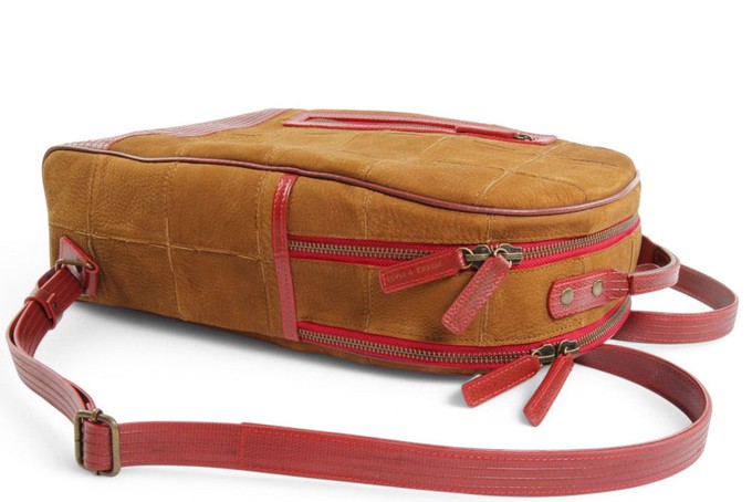 Voyager Backpack | Leather & Fire-hose from Elvis & Kresse