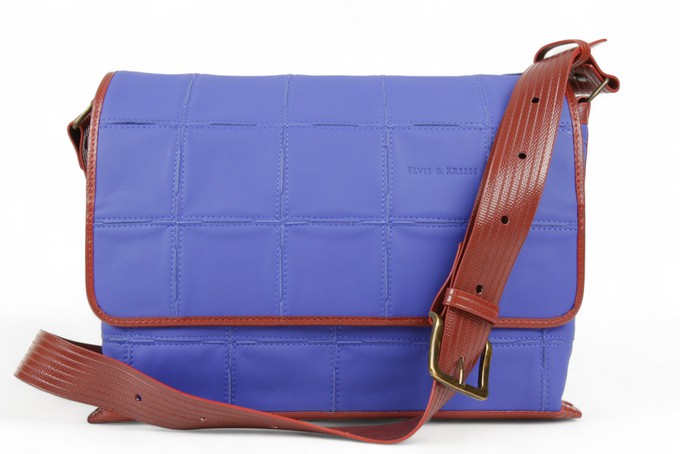 Field Bag | Leather & Fire-hose from Elvis & Kresse