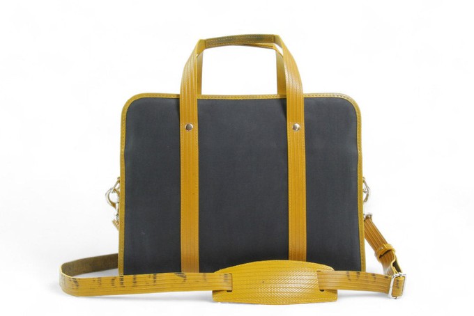 Compact Briefcase | Printing Blanket & Fire-hose from Elvis & Kresse