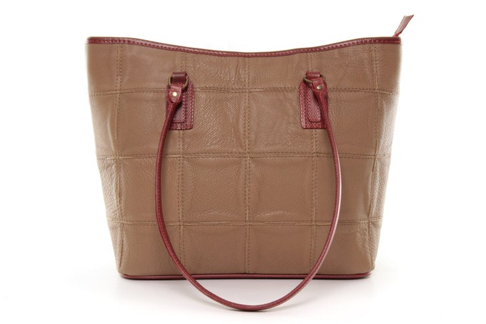 Small Tote | Leather & Fire-hose from Elvis & Kresse
