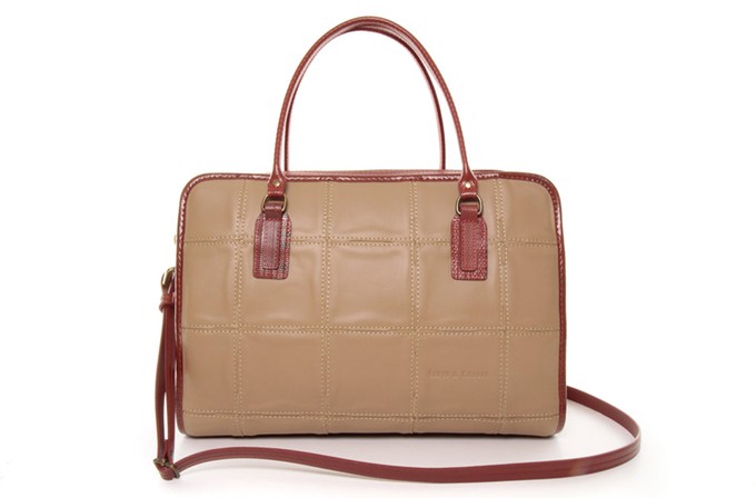 Large Post Bag | Leather & Fire-hose from Elvis & Kresse