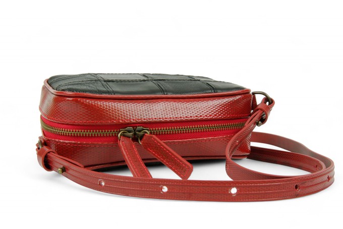Disco Bag | Leather & Fire-hose from Elvis & Kresse