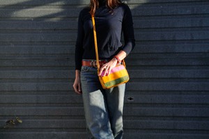 Disco Bag | Leather & Fire-hose from Elvis & Kresse