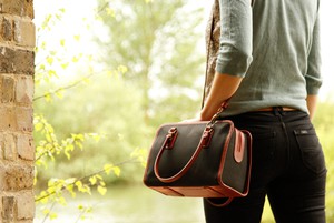 Small Post Bag | Printing Blanket & Fire-hose from Elvis & Kresse