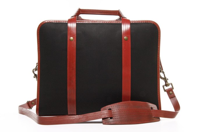 Compact Briefcase | Printing Blanket & Fire-hose from Elvis & Kresse
