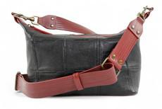 Boho Bag | Leather & Fire-hose via Elvis & Kresse