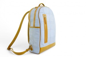 Voyager Backpack | Leather & Fire-hose from Elvis & Kresse