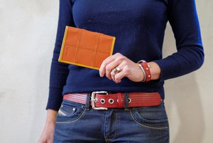 Passport Cover | Leather & Fire-hose from Elvis & Kresse