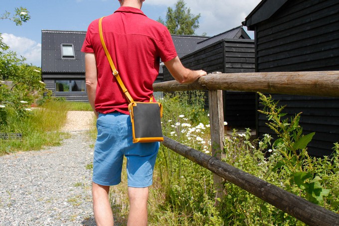 Saddle Bag | Printing Blanket & Fire-hose from Elvis & Kresse