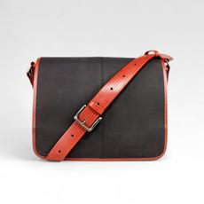 Messenger Bag | Printing Blanket & Fire-hose via Elvis & Kresse