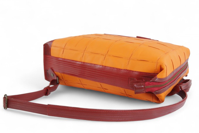 Large Backpack | Leather & Fire-hose from Elvis & Kresse