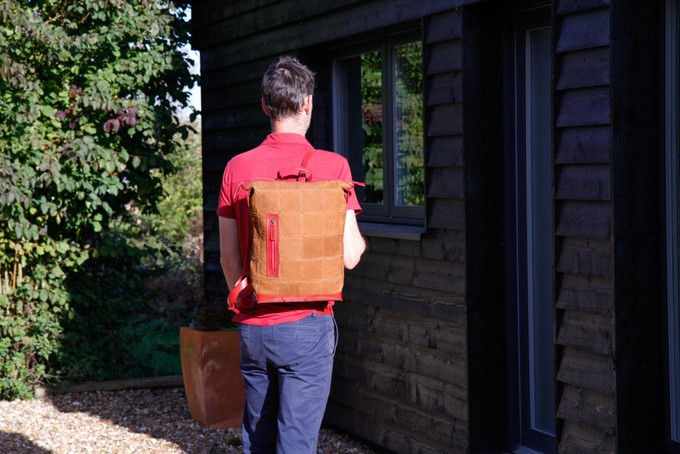 Large Backpack | Leather & Fire-hose from Elvis & Kresse