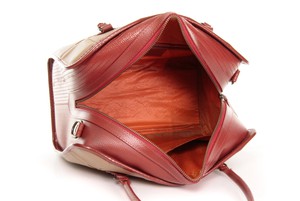 Large Post Bag | Leather & Fire-hose from Elvis & Kresse