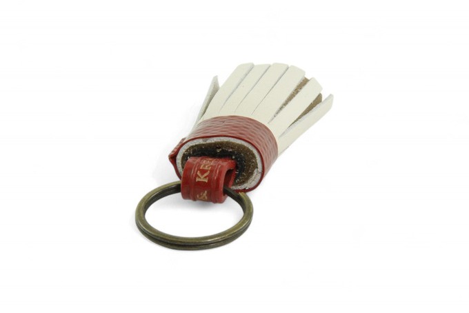 Tassel Keyring | Leather & Fire-hose from Elvis & Kresse