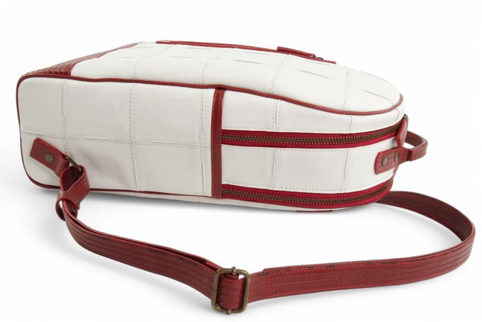 Voyager Backpack | Leather & Fire-hose from Elvis & Kresse