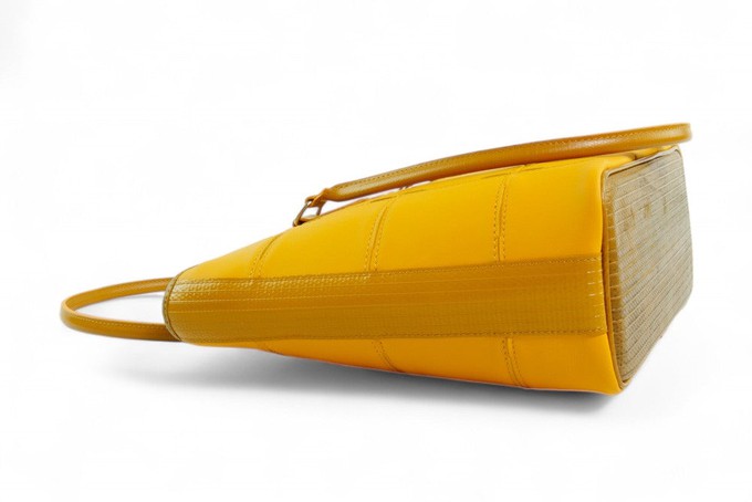 Small Tote | Leather & Fire-hose from Elvis & Kresse