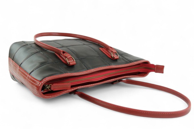 Small Tote | Leather & Fire-hose from Elvis & Kresse