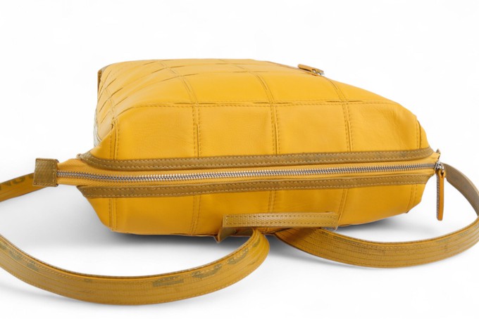 Large Backpack | Leather & Fire-hose from Elvis & Kresse