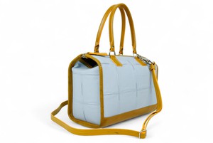 Small Post Bag | Leather & Fire-hose from Elvis & Kresse