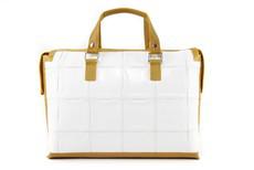 Metropolitan Bag | Leather & Fire-hose via Elvis & Kresse
