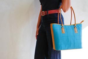 Small Tote | Leather & Fire-hose from Elvis & Kresse