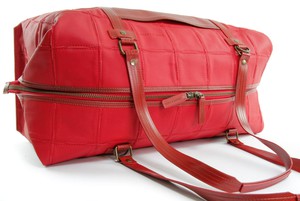 Weekend Bag | Leather & Fire-hose from Elvis & Kresse