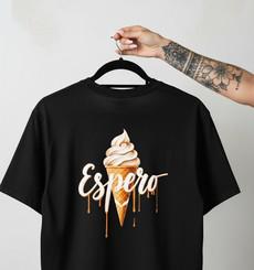 Shirt Cream Black via espero