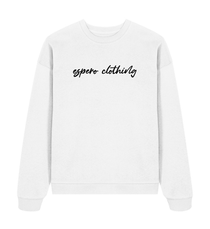 Oversized Sweatshirt Cream White from espero