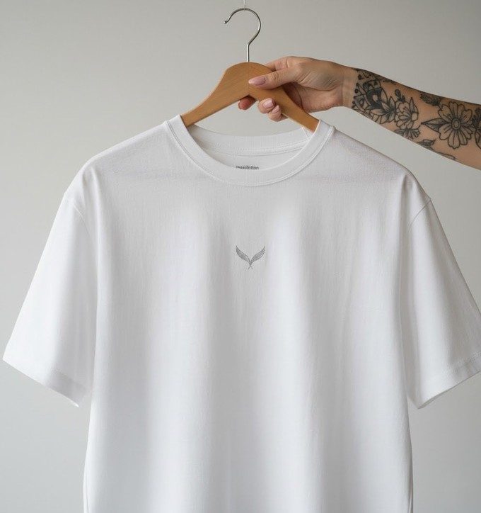 Oversized Shirt Fly White/Silver from espero
