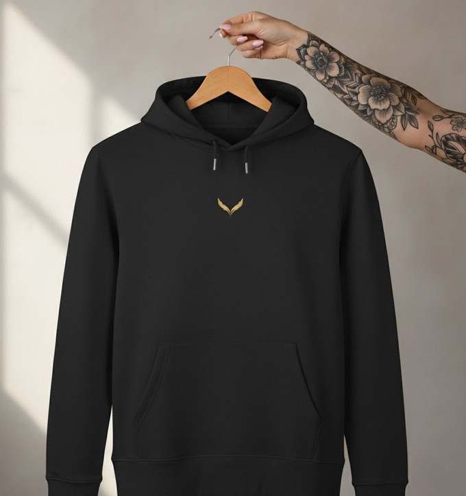 Hoodie Fly Black-Gold WMN from espero