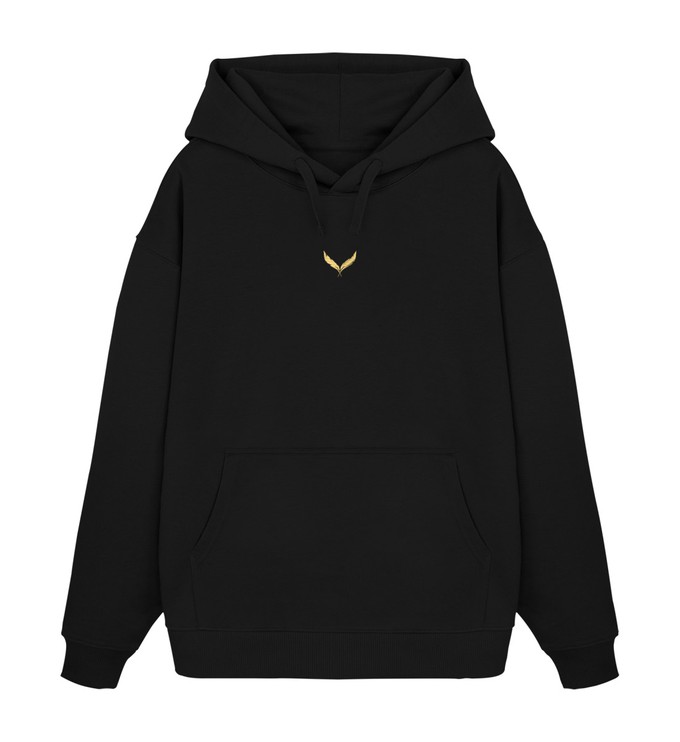 Oversized Hoodie Fly Black-Gold from espero