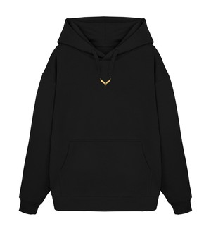 Oversized Hoodie Fly Black-Gold from espero