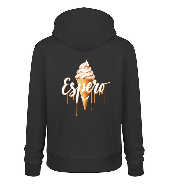 Hoodie Cream Black WMN from espero