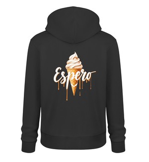 Hoodie Cream Black WMN from espero