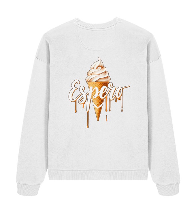 Oversized Sweatshirt Cream White from espero