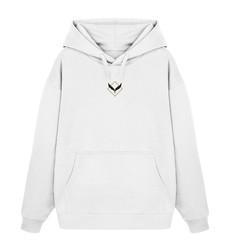 Oversized Hoodie Icon White via espero