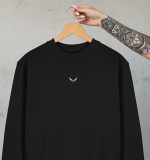 Sweatshirt Fly Black-Gold WMN from espero