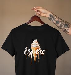 Shirt Cream Black WMN via espero