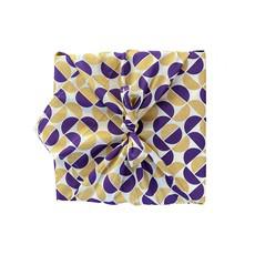 Gold Moons Fabric Gift Wrap Furoshiki Cloth - Single Sided via FabRap