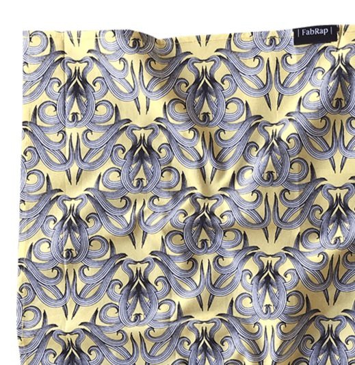 Furoshiki Gift Wrap Sunshine Nouveau Fabric Gift Wrap from FabRap