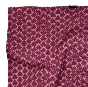 Maroon Arches Fabric Gift Wrap Furoshiki Cloth - Single Sided from FabRap