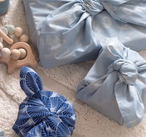 Furoshiki Gift Wrap Sky Elephants Fabric Gift Wrap from FabRap